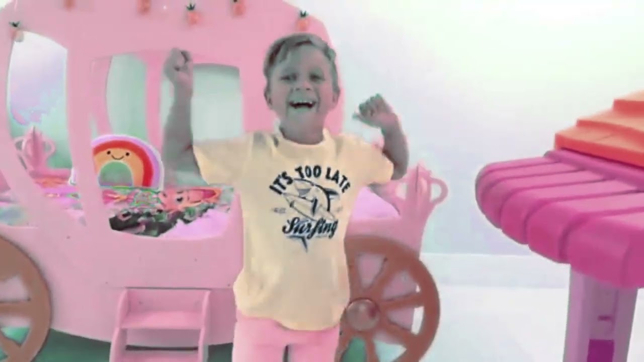 Roma is happy playing in the toy house/ClipsEffects//Sponsored by Gammavision csupo effects 