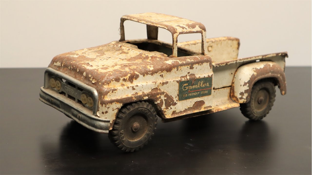 1958 Tonka Gambles Store Pickup Truck Restoration