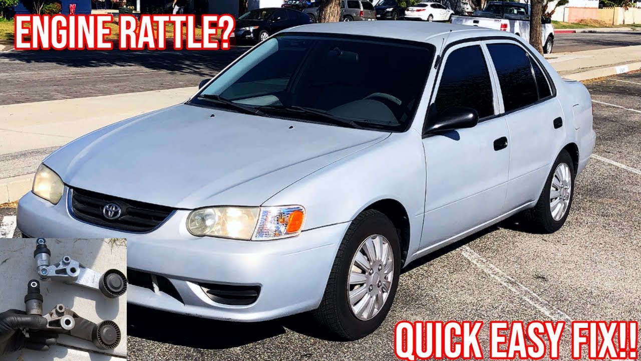 How to fix Toyota Corolla Engine Rattle (Serpentine Belt Tensioner)