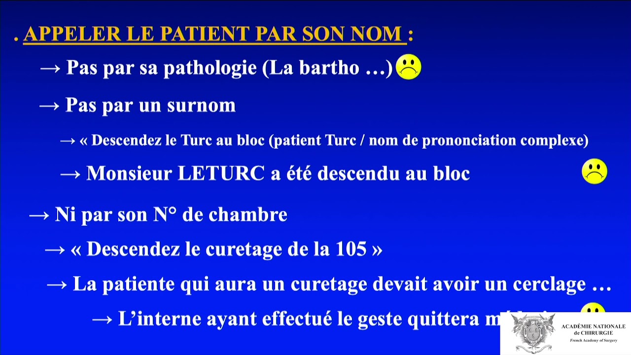 Communication et phraséologie au bloc opératoire