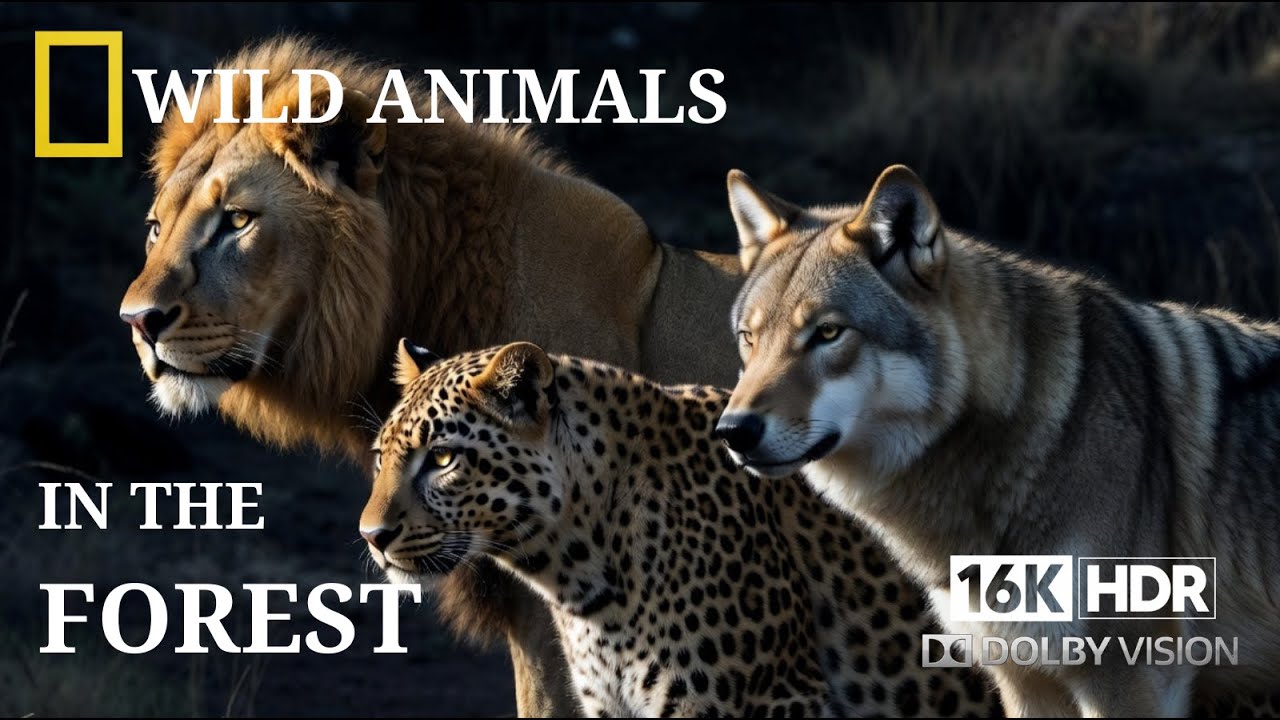 Relaxing Wildlife 4K – Beautiful Nature for Sleep & Study - Amazing Animal Worl 4K