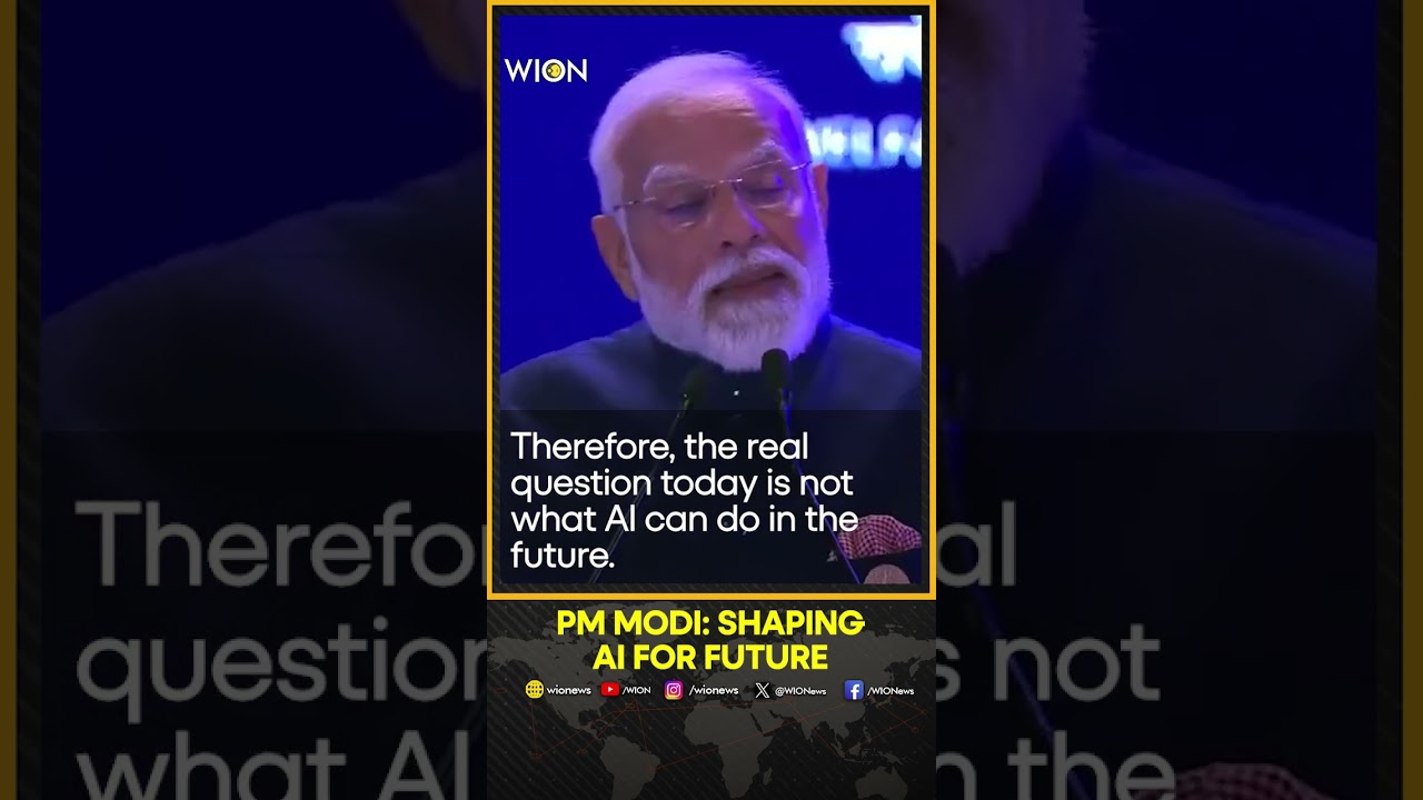India AI Impact Summit 2026: PM Modi at India AI Summit: Vision and Responsibility for AI | WION