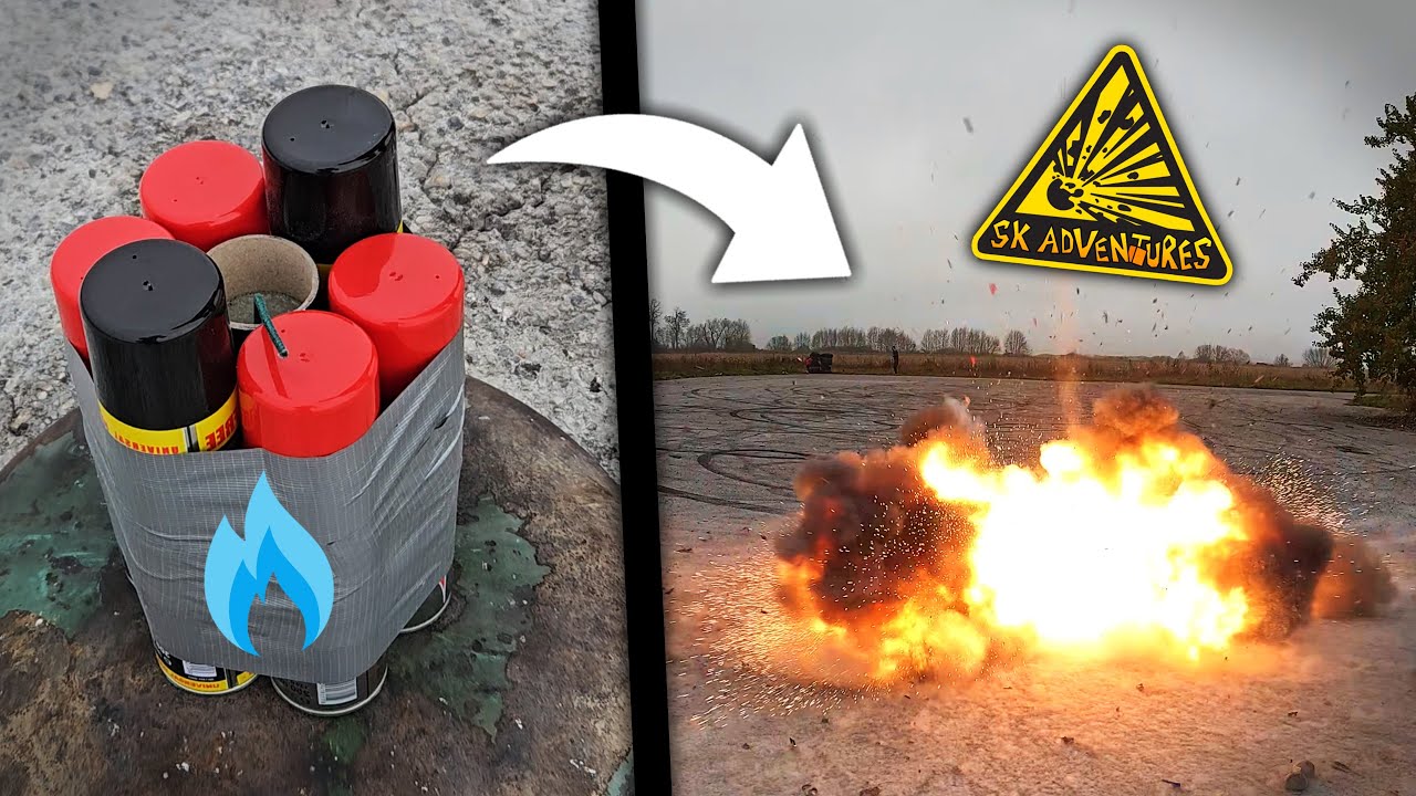 ПЕТАРДЫ против ГАЗА и грандиозное испытание новой пиротехники! (ЭКСПЕРИМЕНТ) 🧨 💣