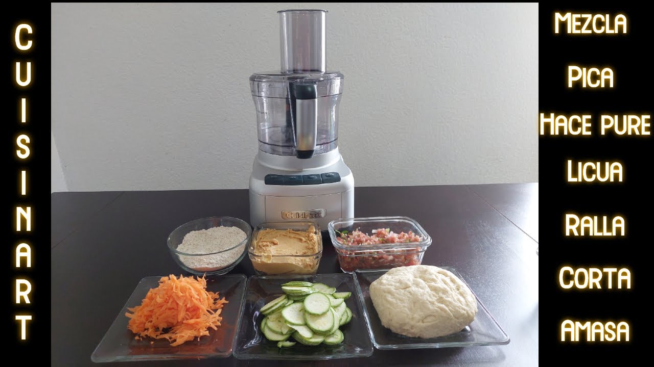 Así funciona el PROCESADOR DE ALIMENTOS Cuisinart elemental para 8 TAZAS | Reseña modelo PF-8SVP1 😜