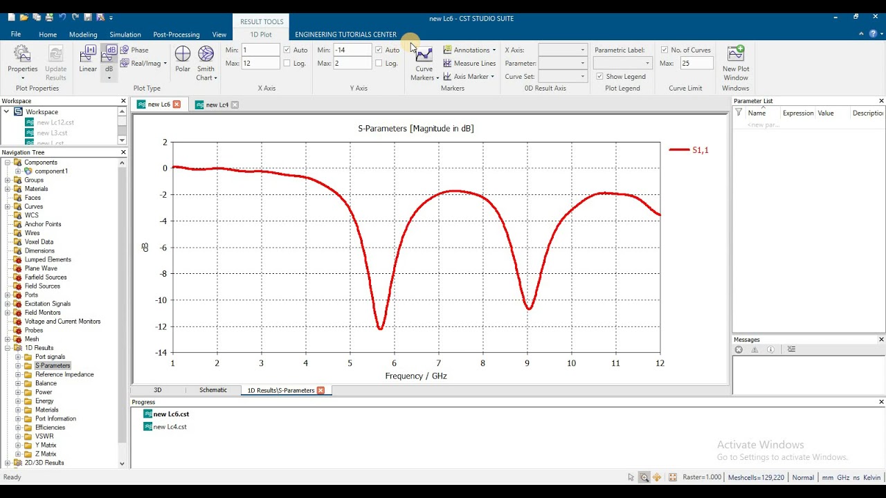 dual band circular patch antenna in cst coaxial feeding in cst feko ie3d