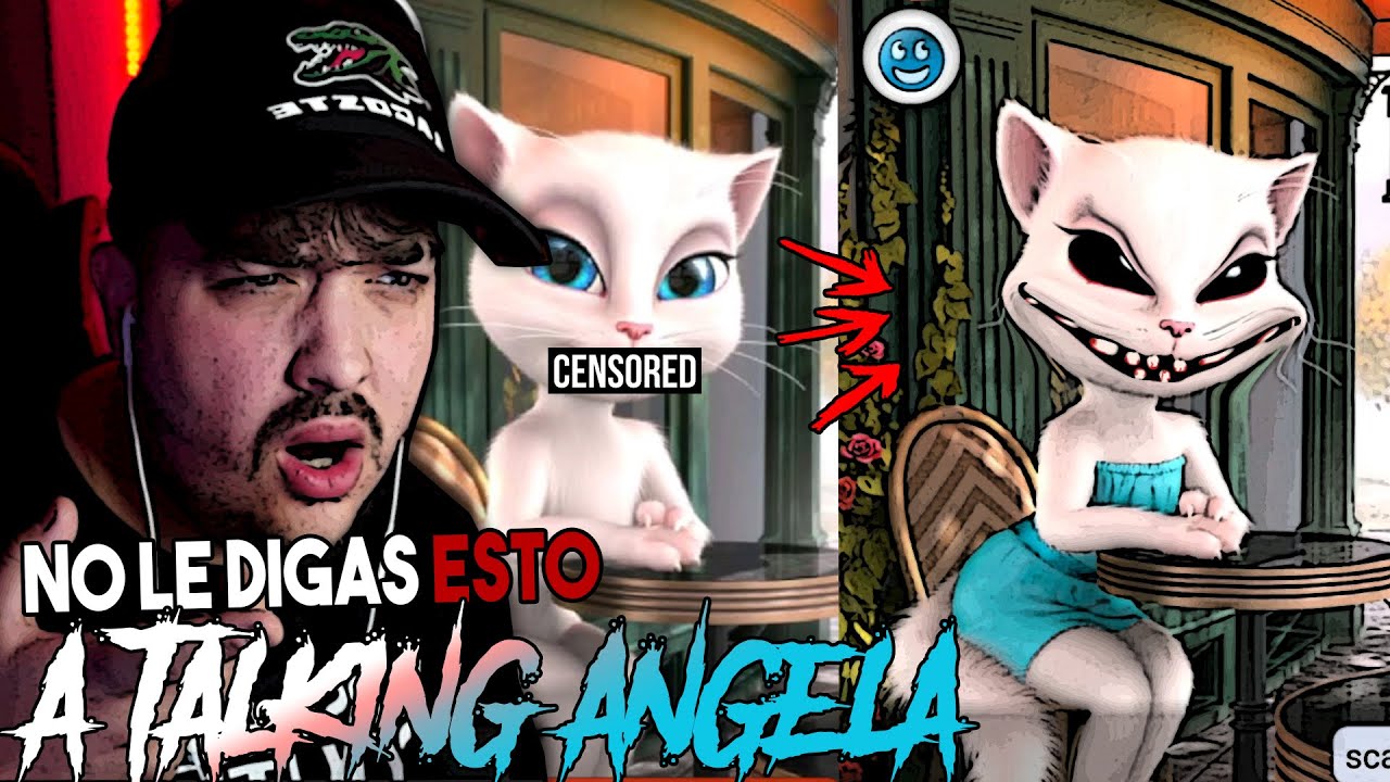 🆘 NUNCA LE DIGAS ESTO A LA APP DE TALKING ANGELA 🙀
