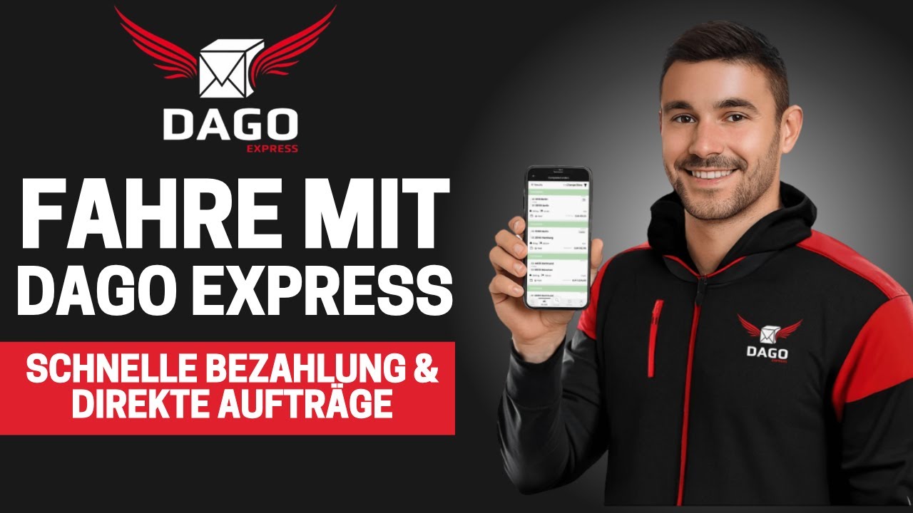 Werde noch heute DAGO Express Fahrer-Partner!