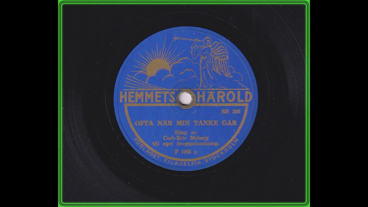 CARL-ERIC MOBERG - OFTA N&Auml;R MIN TANKE G&Aring;R