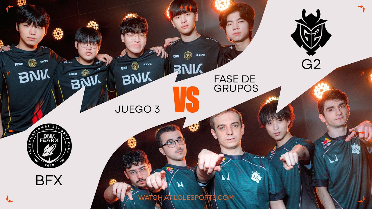 G2 vs BFX | First Stand Tournament | Fase de Grupos | Día 5 | Partida 3