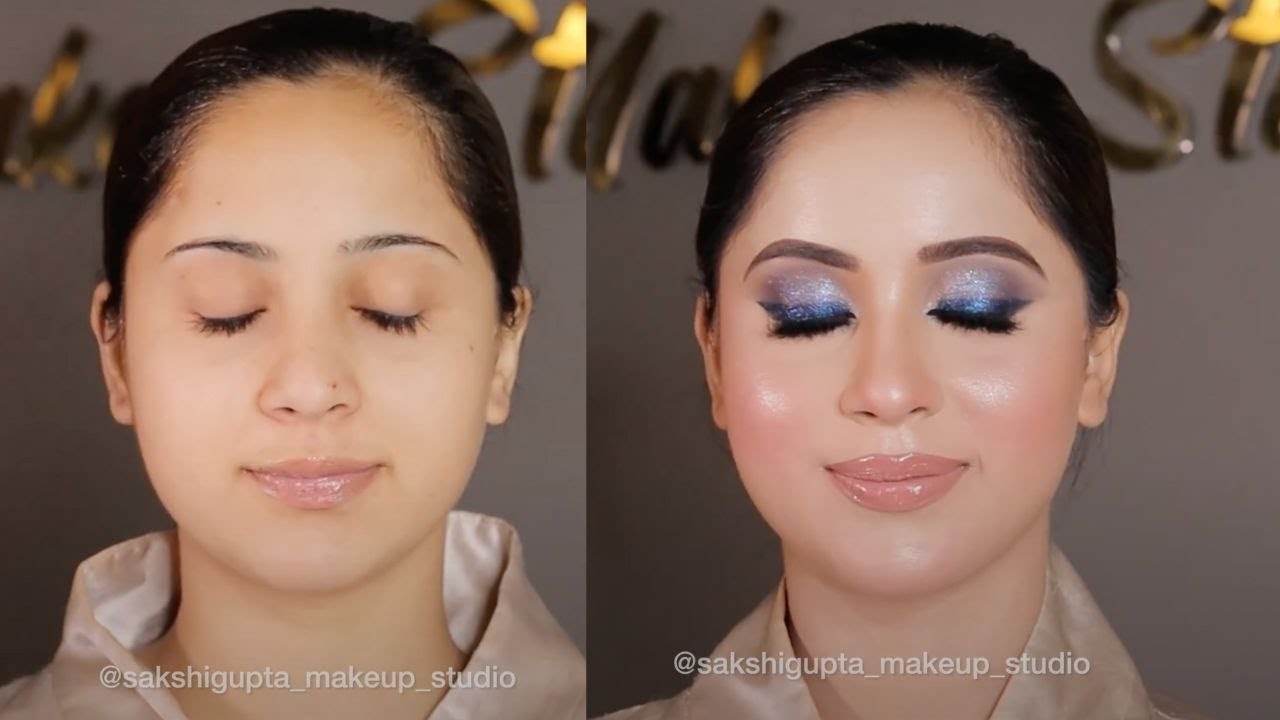 How to do GLOSSY PARTY  Makeup by @Sakshi Gupta Makeup Studio & Academy in simple steps