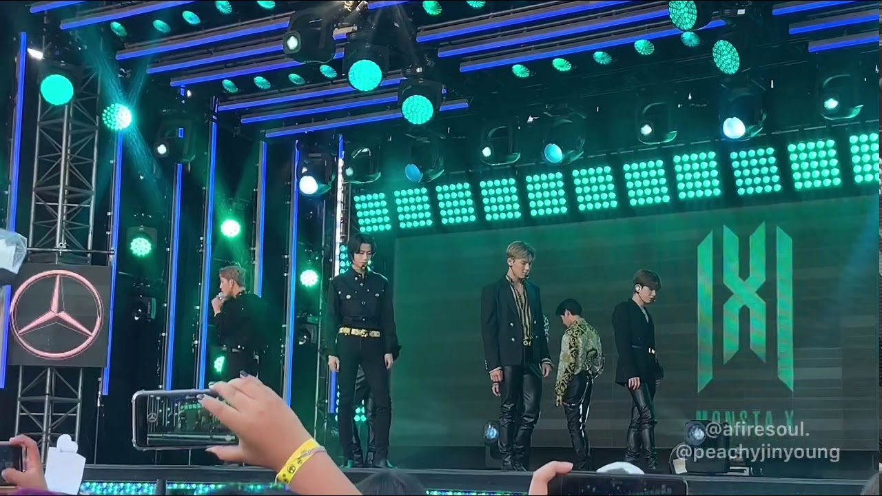 MONSTA X - WHO DO U LOVE? ft. French Montana (Jimmy Kimmel Fancam)