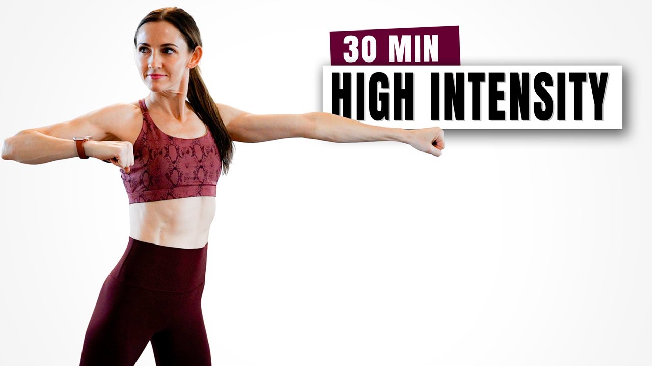 30 MIN ADVANCED CARDIO HIIT Workout - No Equipment - It's YOU VS YOU!