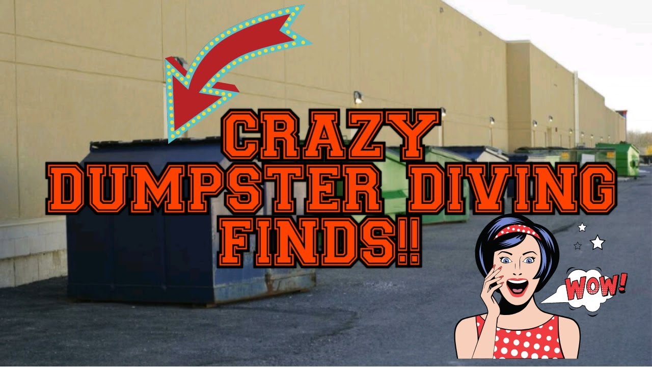 DUMPSTER DIVING -  TJ MAXX AND MICHAELS HAD THE SCORE!!  CHECK THIS OUT!