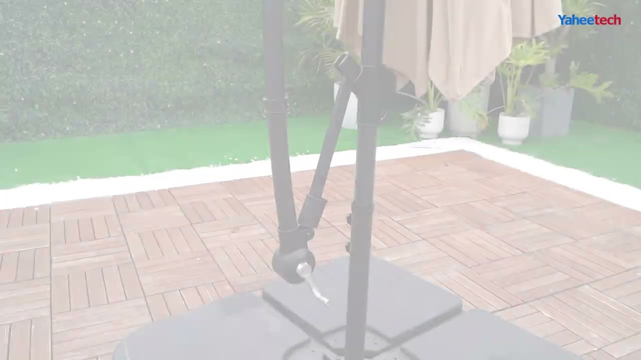 9 Ft Patio Offset Umbrella Installation Guide
