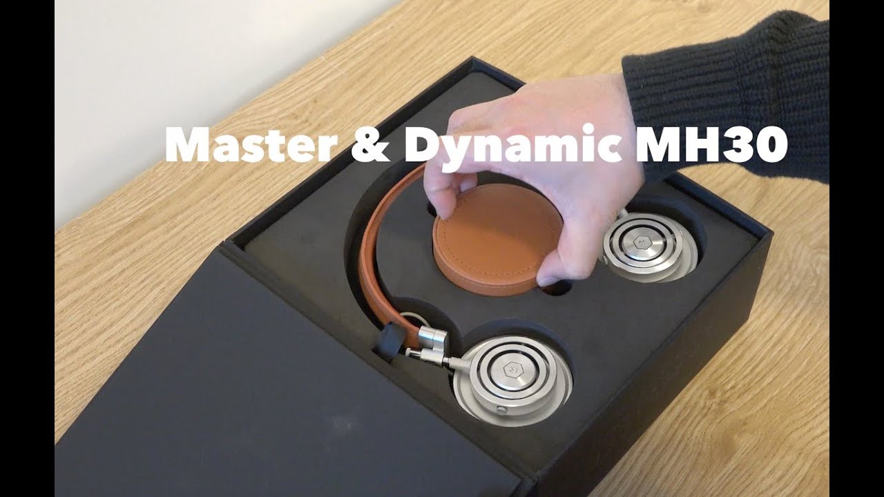 Master & Dynamic MH30 On-ear Headphones Unboxing