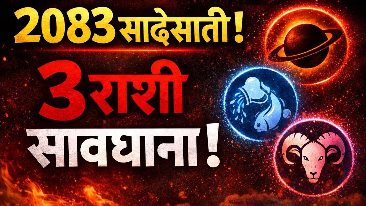 २०८३ मा ३ राशीलाई साढेसाती शनि! तपाईंको राशी पर्छ? || २०८३ साढेसाती सुरु! यी ३ राशी सावधान ⚠️ ||