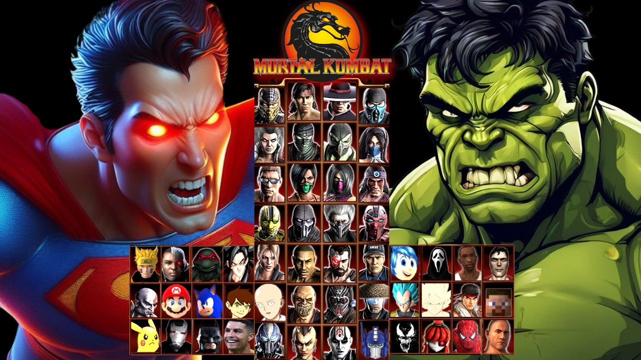 MORTAL KOMBAT 9 | SUPERMAN & HULK | HARD TAG LADDER | GAMEPLAY (4K60FPS)