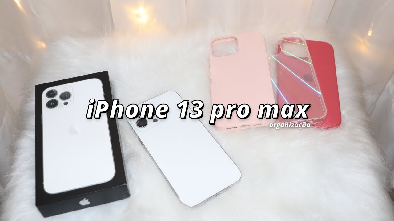 ORGANIZANDO MEU IPHONE NOVO | iPhone 13 pro max - organização 2022