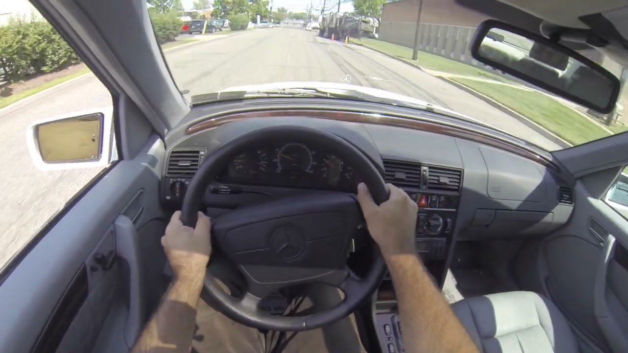 6k mile 1999 Mercedes Benz C230 Kompressor Walk Around and Drive