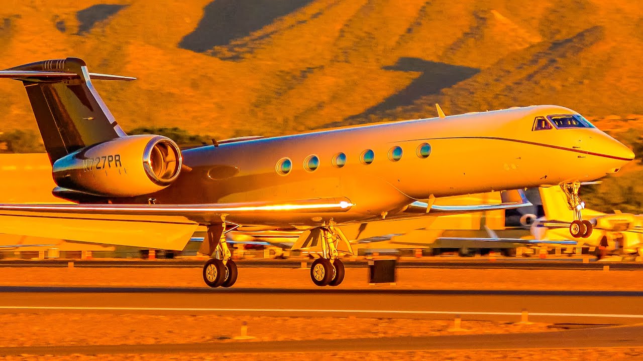 (4K) Stunning Private Jet Action at Scottsdale | Plane Spotting [KSDL/SCF]