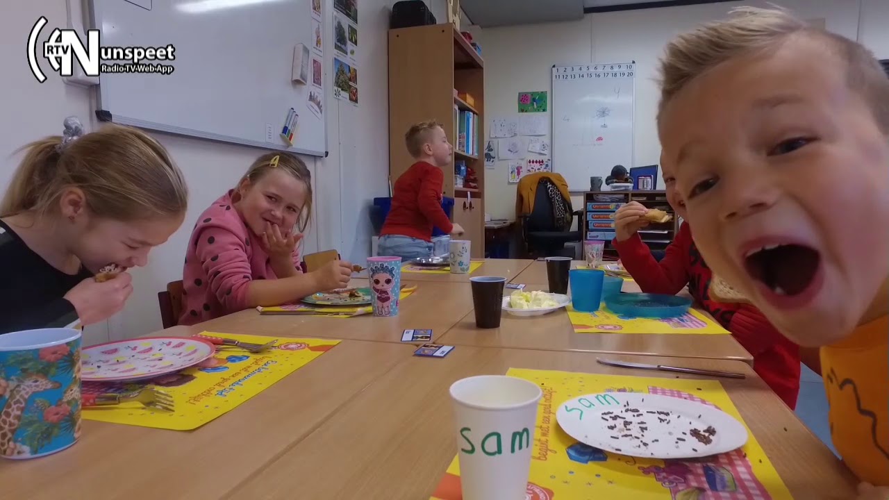 Schoolontbijt bij de Da Costaschool in Elspeet
