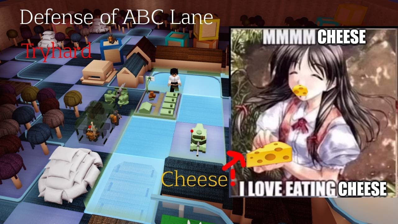 [OUTDATED] Noobs in Combat: Defense of ABC Lane Solo Tryhard [cheese]