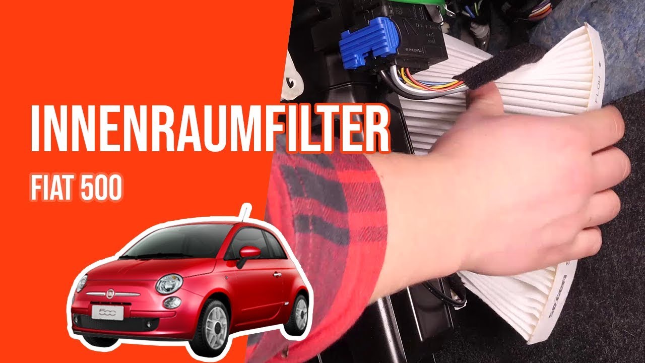 Wie FIAT 500 Innenraumfilter wechseln 👃