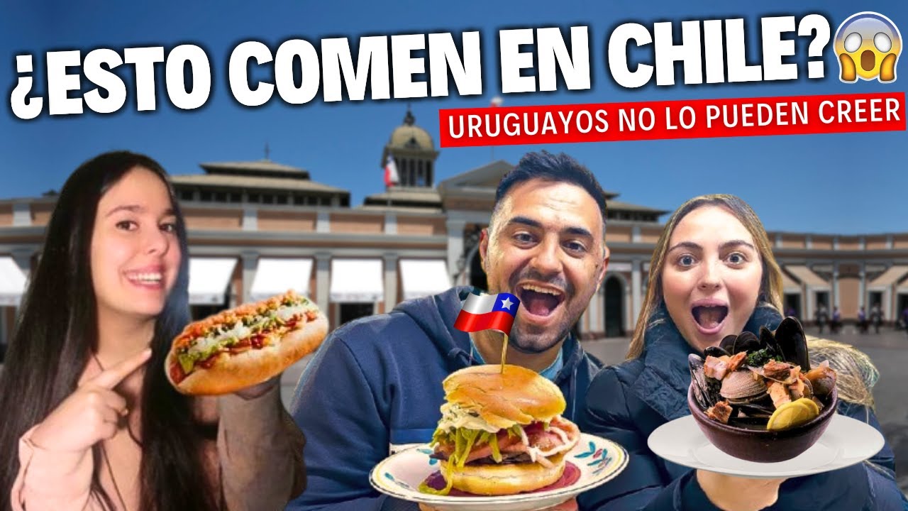 Reaccionando a Probamos la COMIDA CHILENA por PRIMERA VEZ ¡Cambió nuestro viaje! | Gemma Tebar