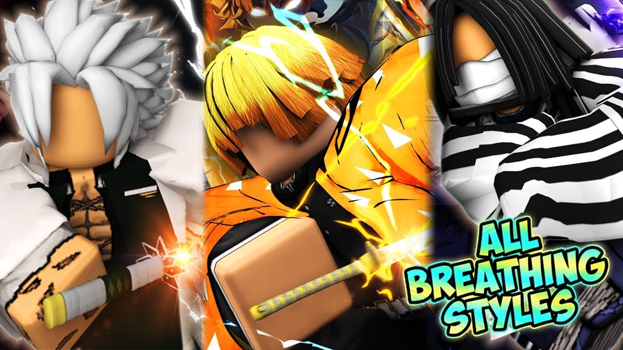 ALL BREATHING STYLES SHOWCASE + ALL TRAINER LOCATIONS IN DEMON JOURNEY ROBLOX 🔥