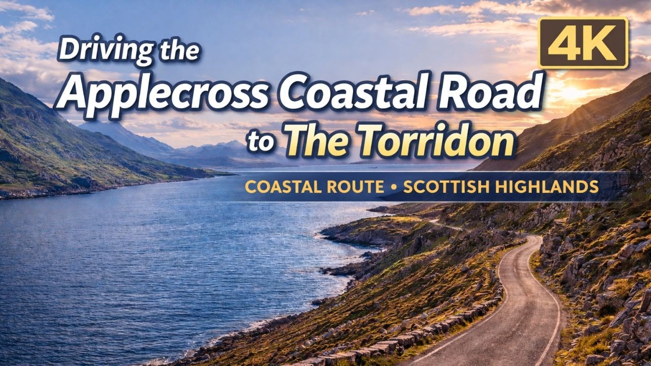 Driving the Applecross Coastal Road to The Torridon | Scotland (4K)