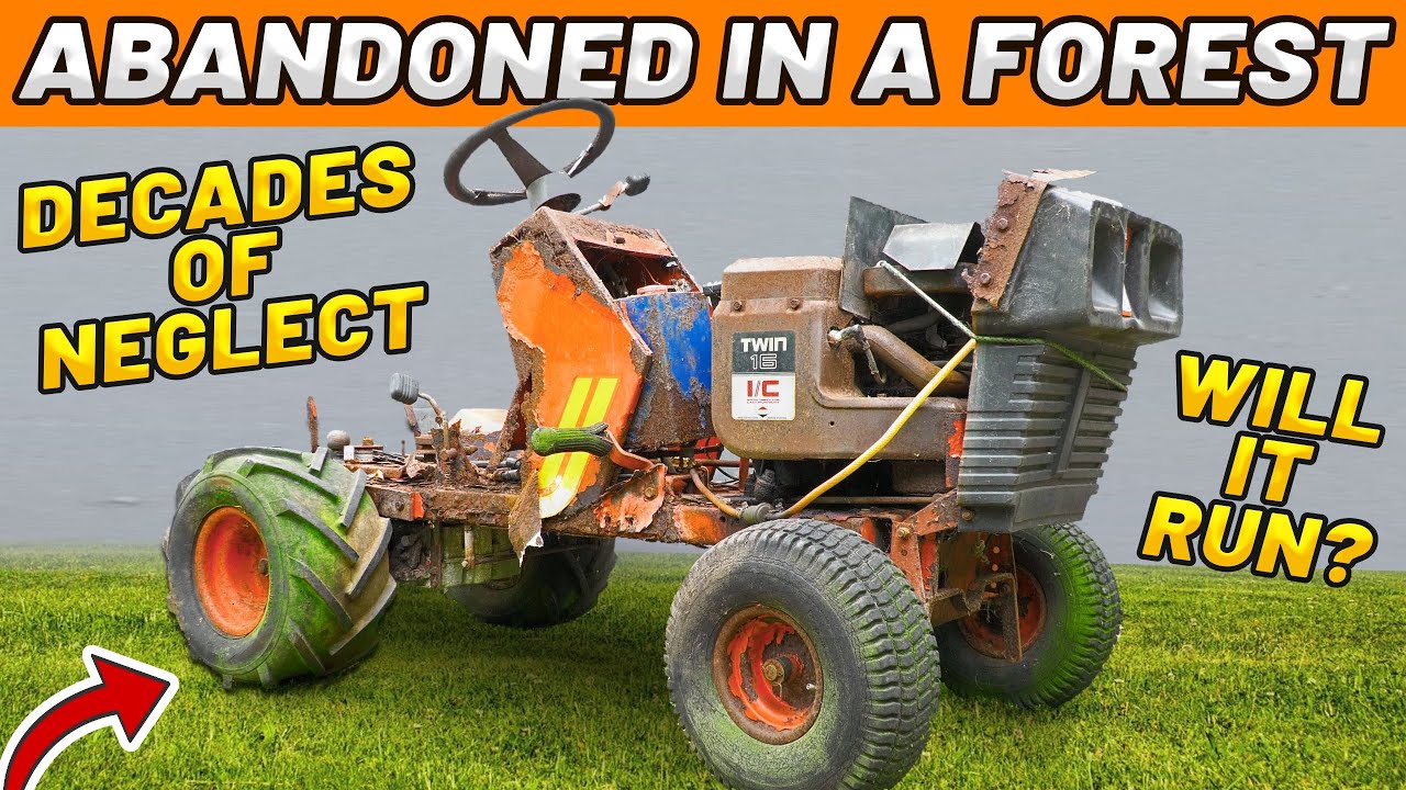 ABANDONED IN A FOREST FOR DECADES - Will it Run?