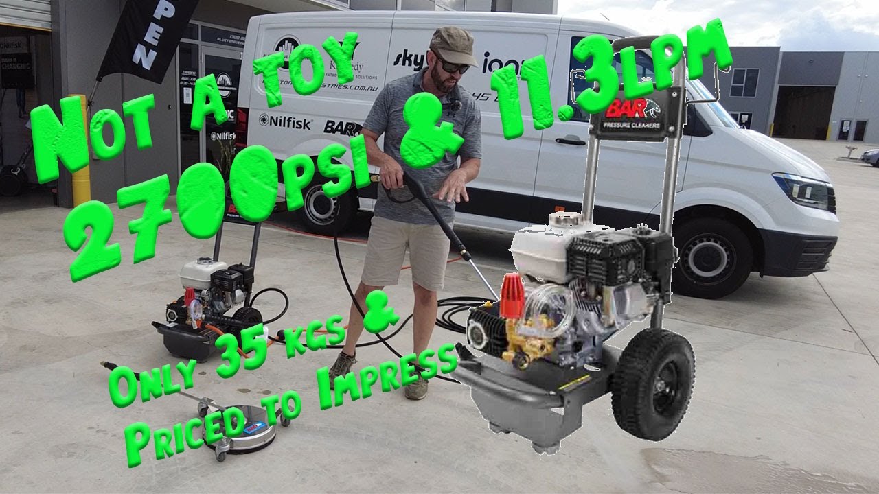 2700psi at 11LPM honda GX200 Pressure Cleaner | Not a Toy and Priced to Impress