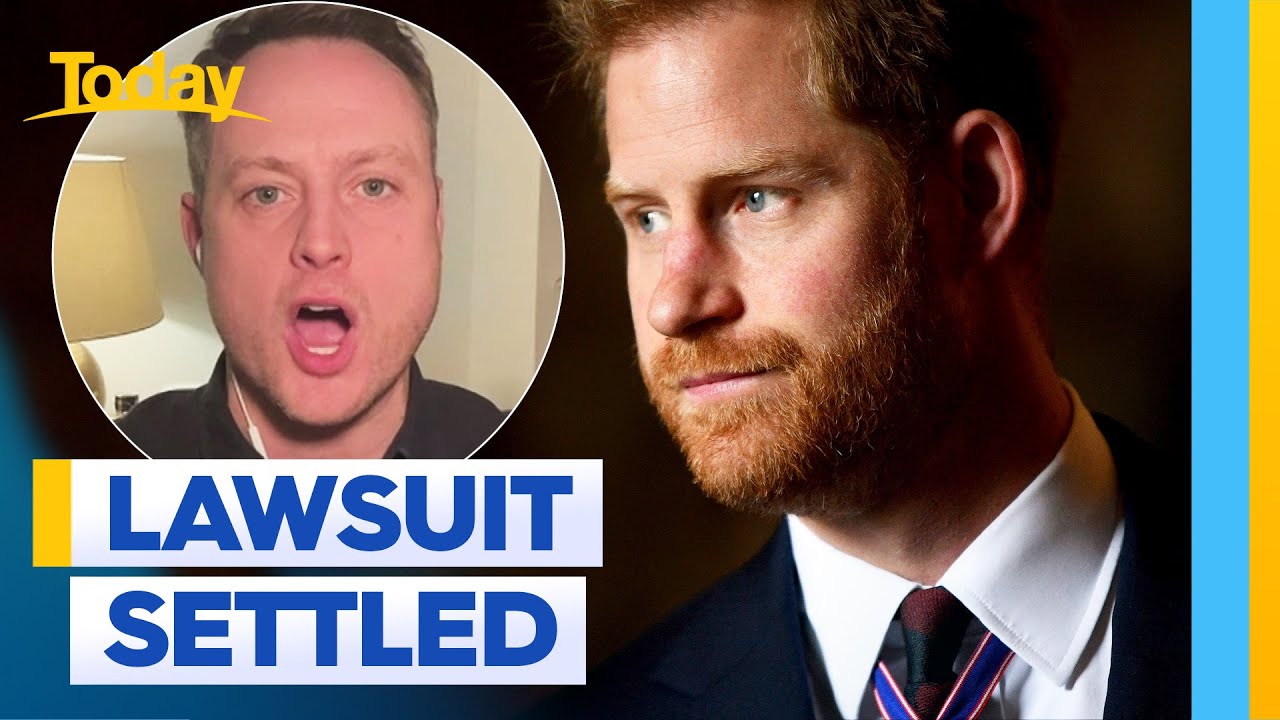 Prince Harry settles court case with Murdoch papers | Today Show Australia