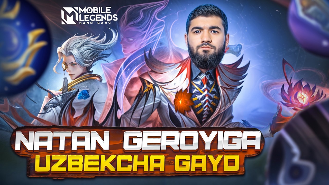 NATAN QAHRAMONIGA O'ZBEKCHA GAYD🔥I MOBILE LEGENDS BANG BANG