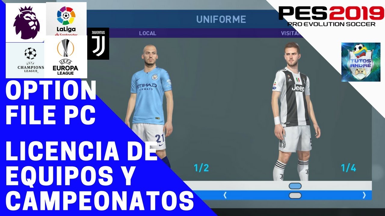 PES 2019 PC [OF] | LICENCIA: PREMIER LEAGUE, LA LIGA, SELECCIONES | NOMBRES-LOGOS-KITS-EMBLEMAS