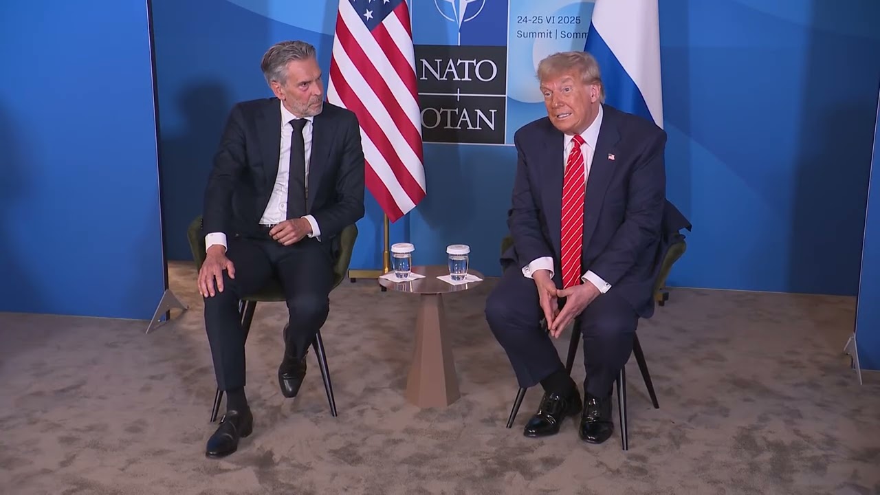 President Trump Meets with the Prime Minister of the Netherlands