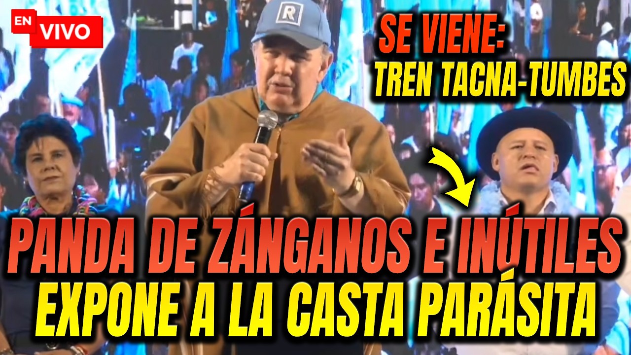 🔴 MITIN en TACNA con PORKY | RAFAEL LOPEZ ALIAGA en VIVO