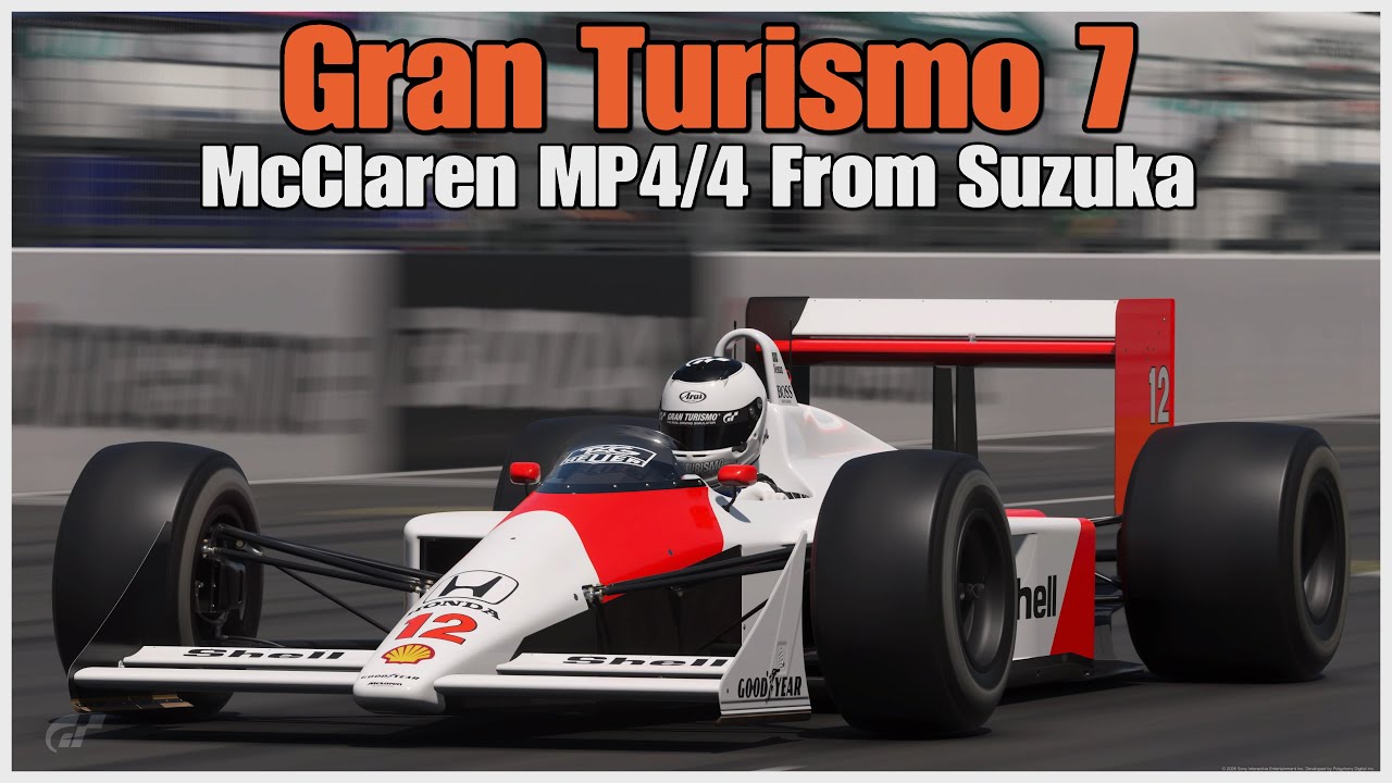 - Gran Turismo 7 McClaren MP4/4 Suzuka- Masters Final Licence 