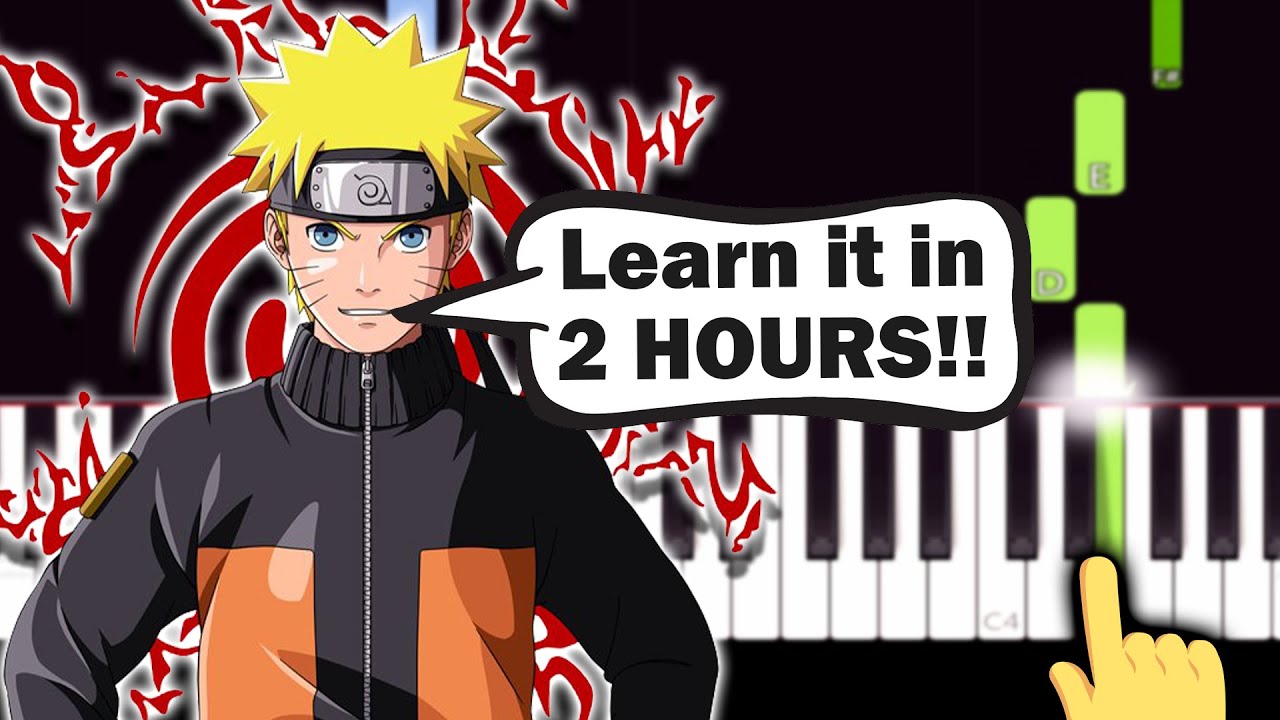 Naruto Shippuden OP 5 - Hotaru no Hikari - EASY Piano tutorial