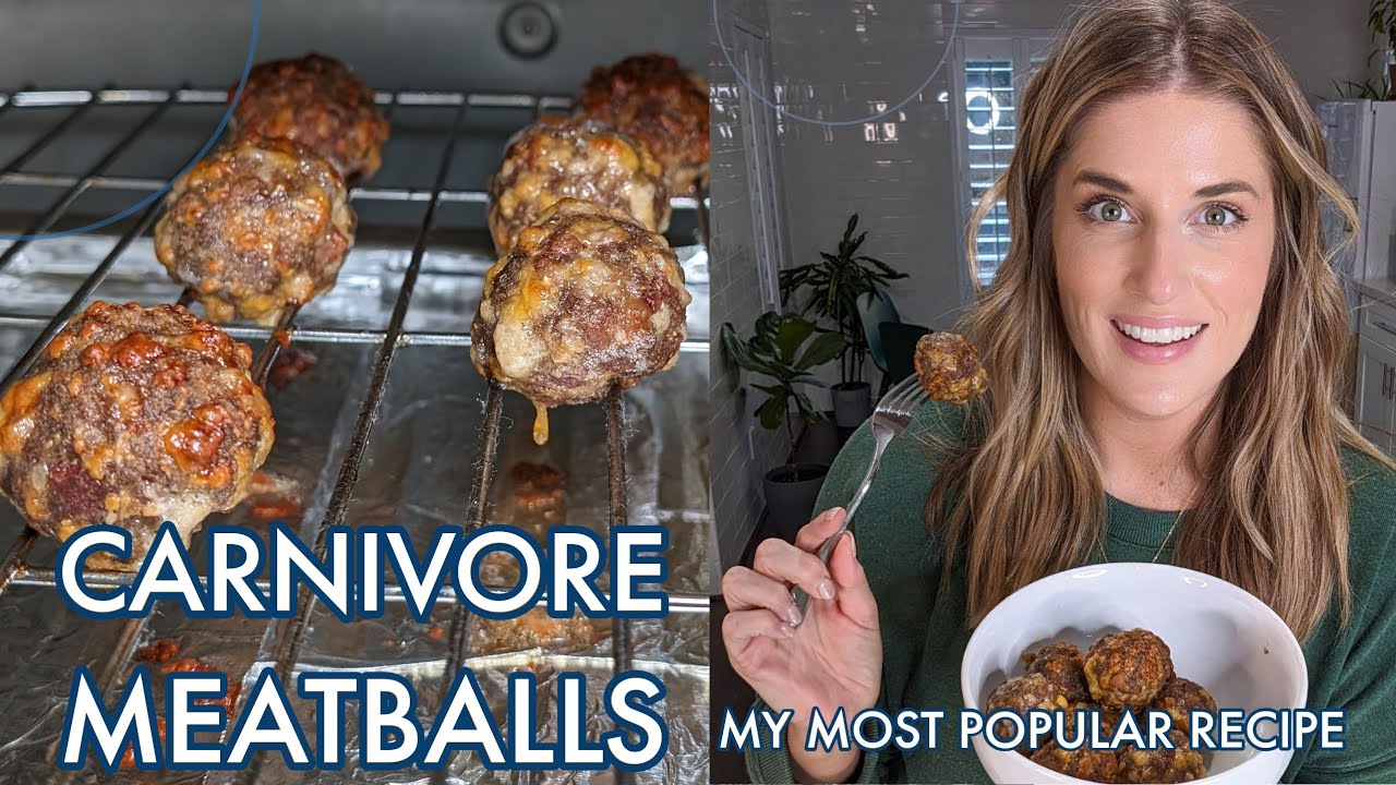 Bacon Cheeseburger Meatballs: Carnivore, Keto, Low Carb
