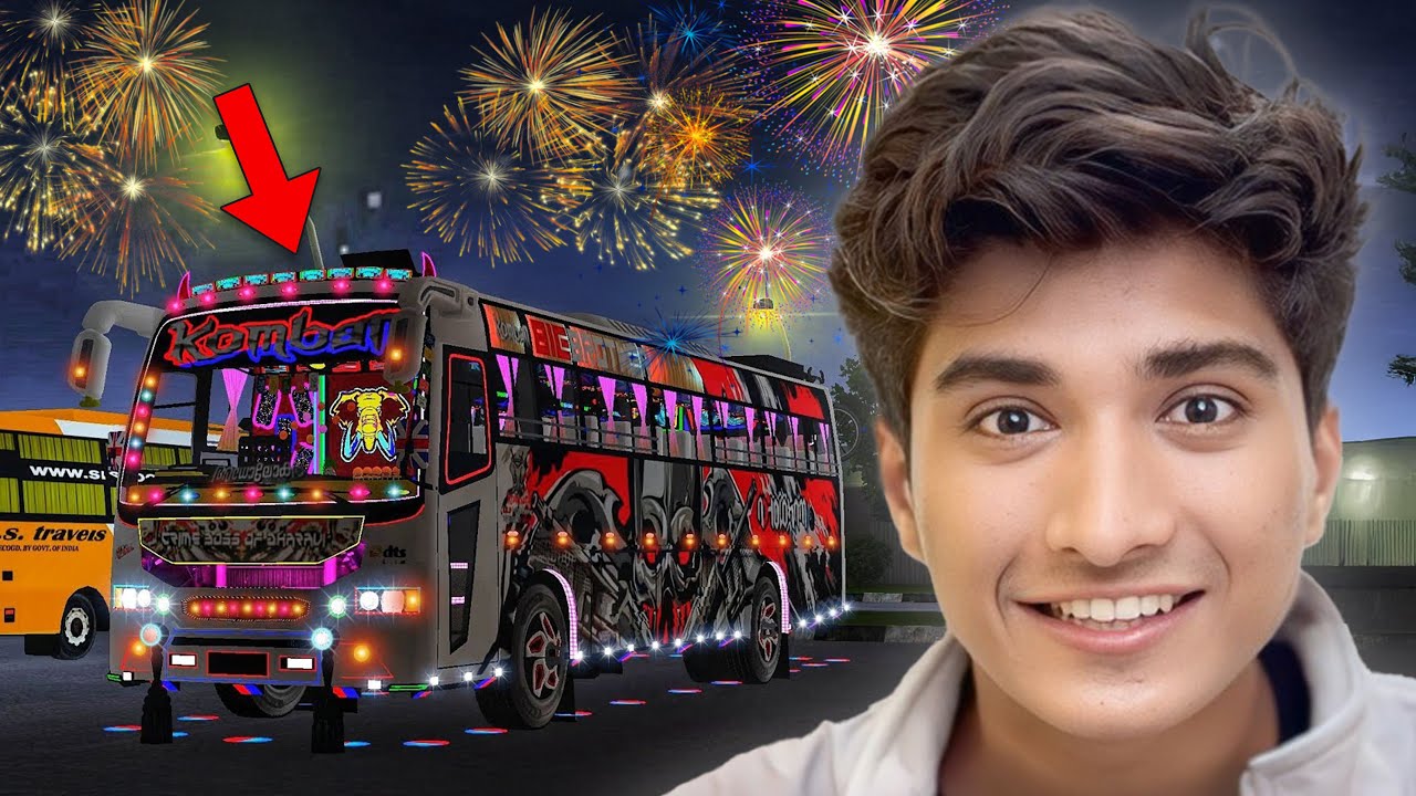 Driving DIWALI SPECIAL BUS in BUS SIMULATOR INDONESIA!