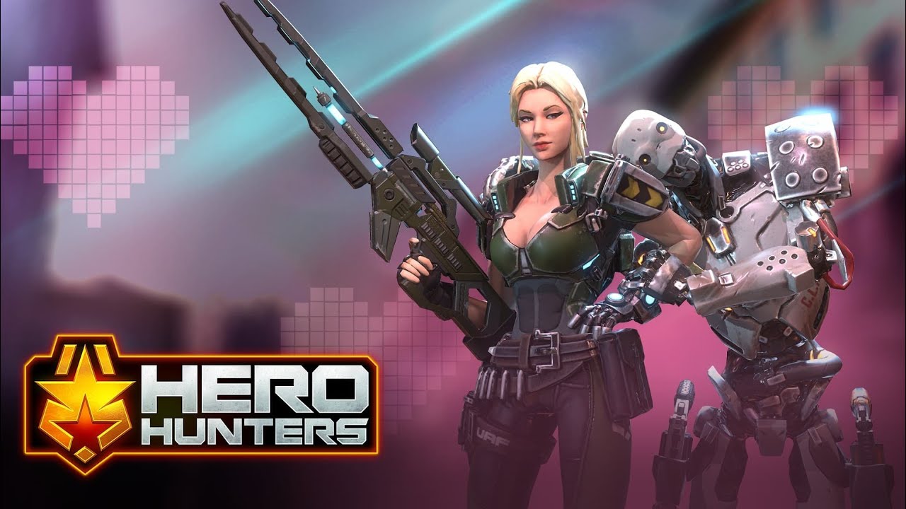 HERO HUNTERS HAPPY VALENTINE CHALLENGE 1 TO 80 LEVEL IT'S ON 😁