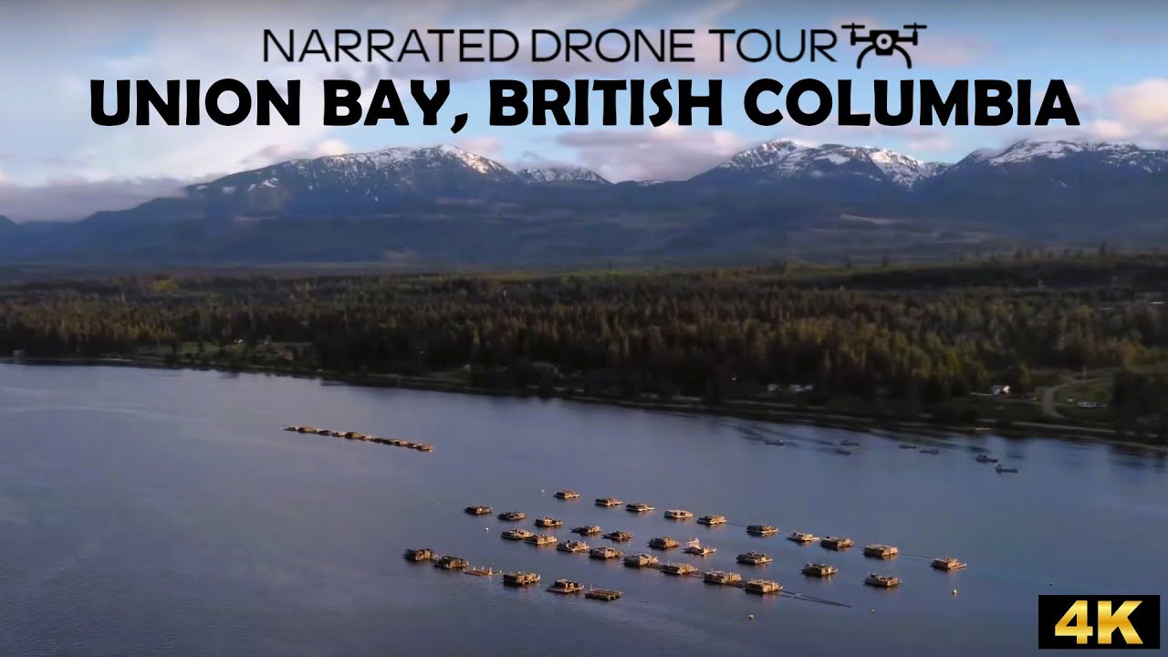 🌊✨ Union Bay, British Columbia 🏔️🚁4K Drone