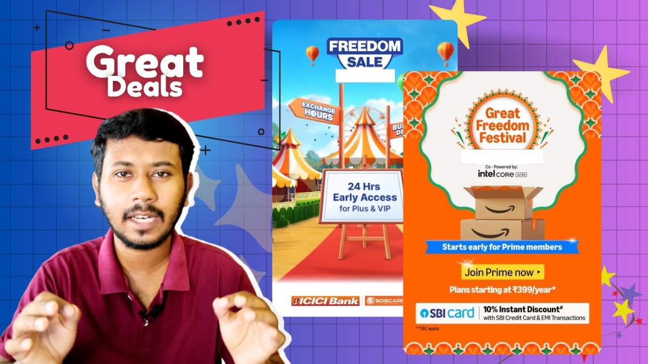 Amazon Independence Day Sale 2025 | Flipkart Freedom sale 2025| Dates revealed! Card discounts?