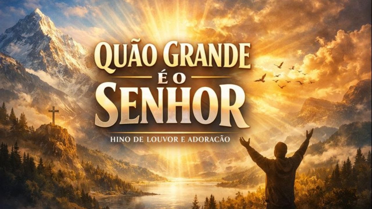 QUÃO GRANDE É O SENHOR - Hino de adoração profunda | Louvor Gospel Emocionante