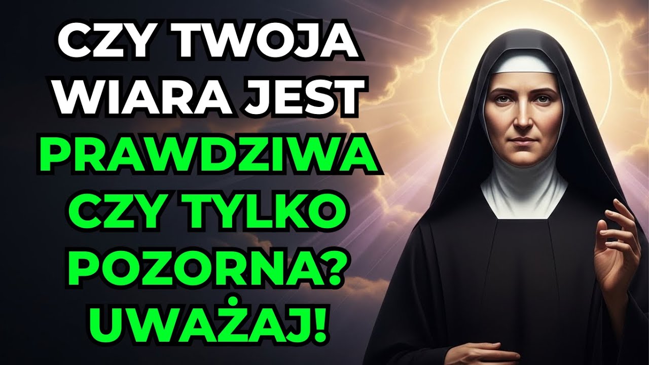 Czy Twoja wiara to tylko maska 5 pułapek duszy według św  Faustyny