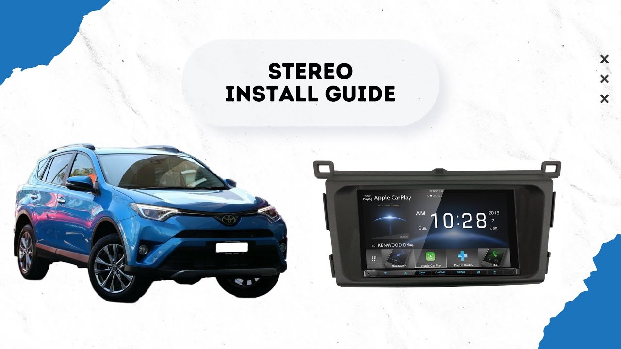 How To Install Radio in Toyota Rav4 Stereo Replacement 2013 to 2018
