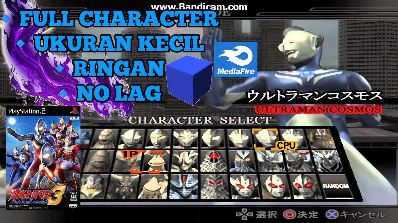 DOWNLOAD ❗|Ultraman Fighting Evolution 3 Di AetherSx2 Full Character Di Android!