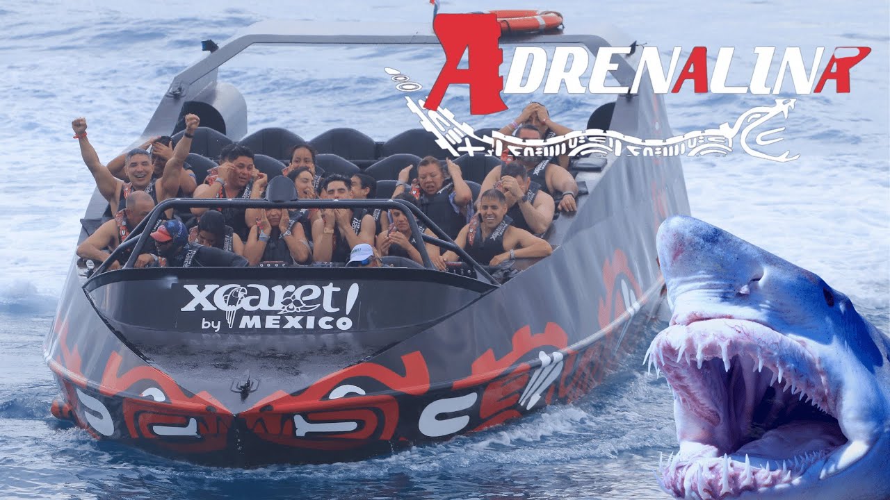 Adrenalina Xcaret Park 2021 | Hotel Xcaret 2021 | Power Boat Ride | Xtreme Ride in Cancun Mexico