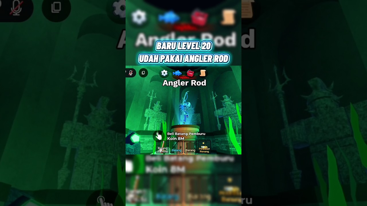 WOW LEVEL 20 BISA BELI ANGLER ROD fish it roblox